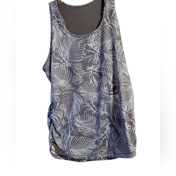 CALIA by Carrie Underwood Athletic Tank Top Womens Size XL Flow Racerback Taupe - Picture 2 of 6